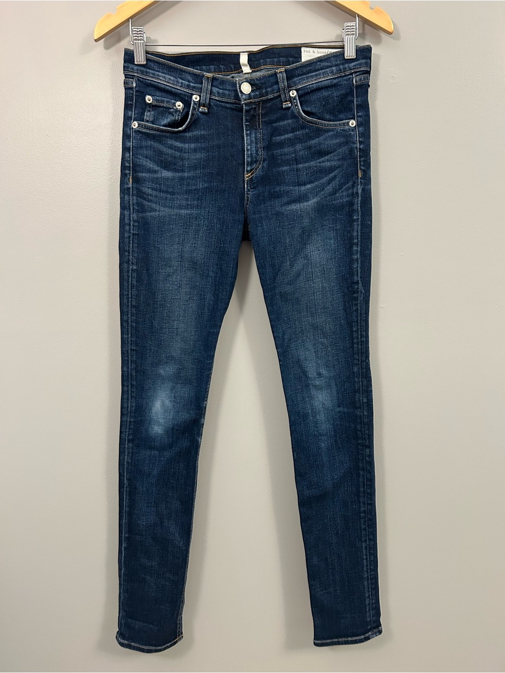 Rag & Bone Colour Wonderland Dark Blue Women's Skinny Jeans Size 29